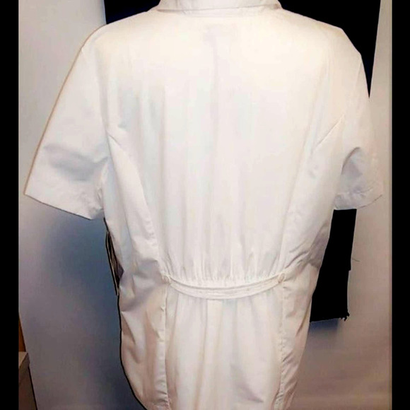 Uniform Shirt Jacket Top 2XL NEW White by Peaches by Peaches Uniforms - Picture 5 of 6